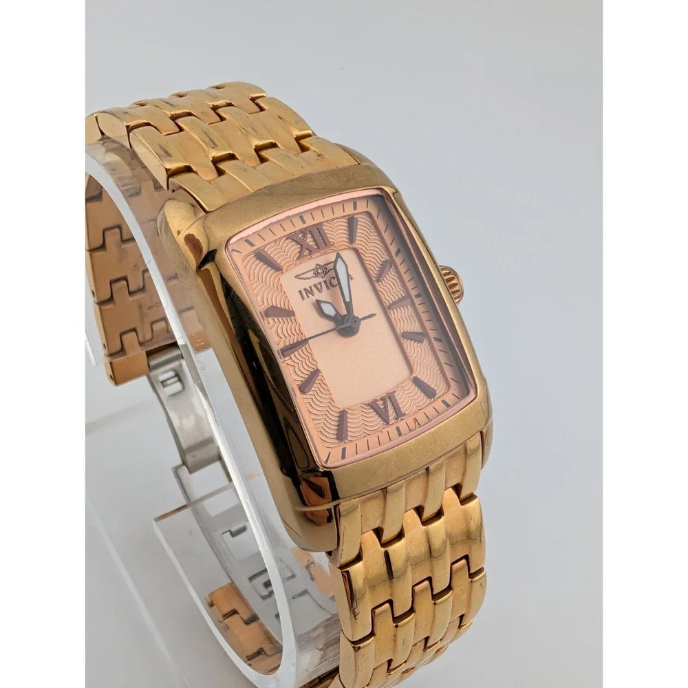 Invicta Angel Watch Women 25mm Case Rose Gold 6.75